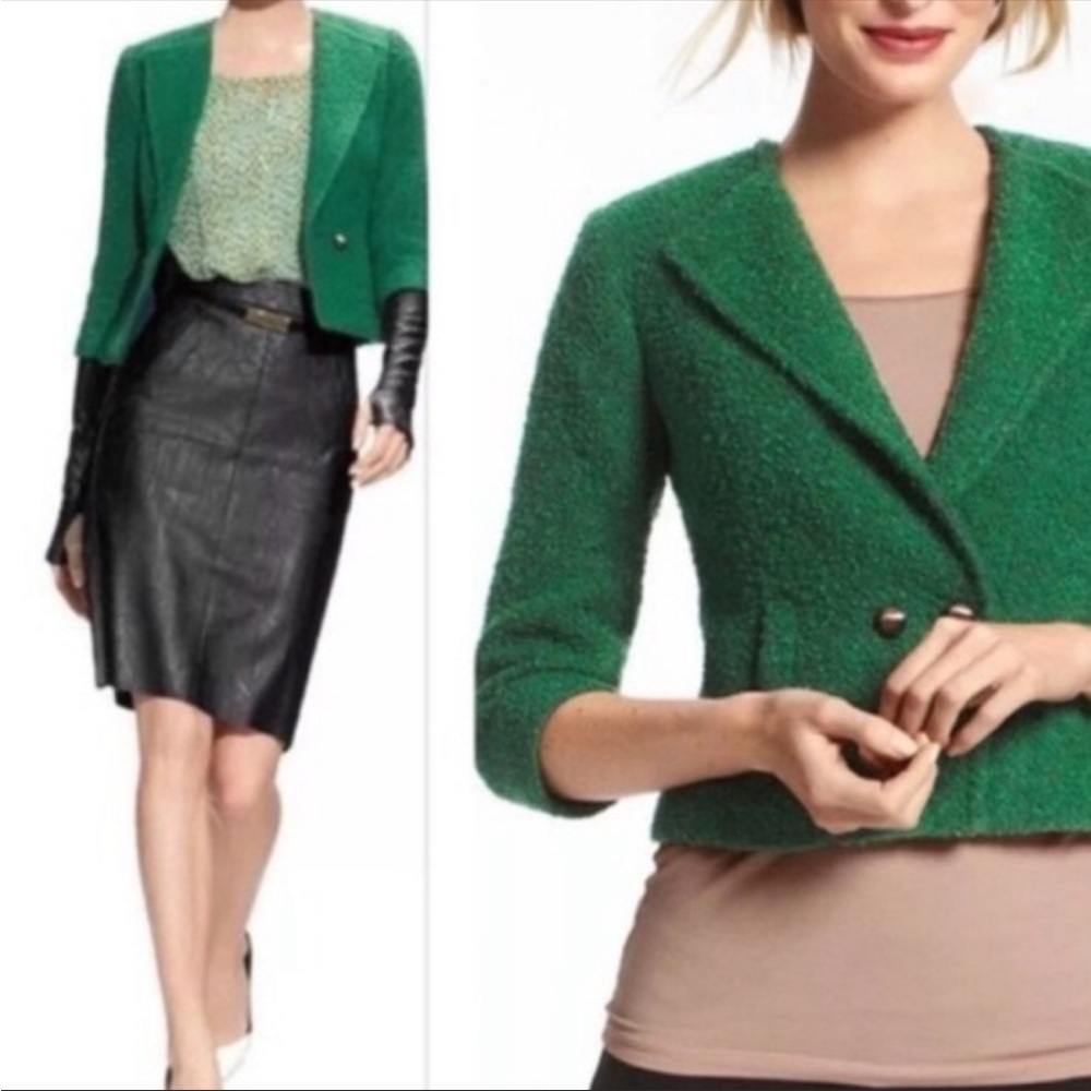 Cabi Ivy Green Blazer Jacket Size 8 - Picture 11 of 11